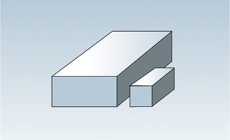 Flachstahl Illustration